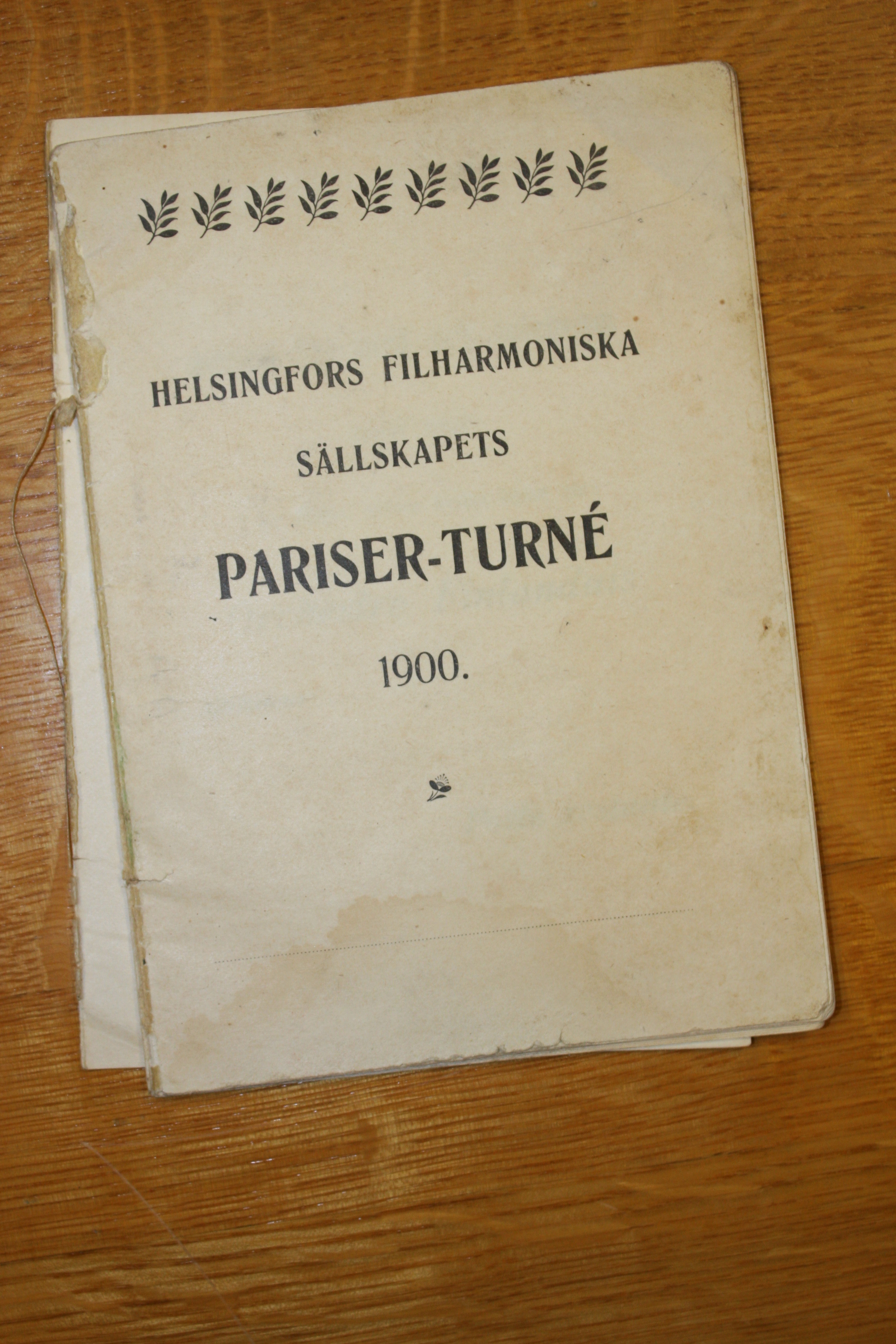 Pariisin turneen kiertuekirja