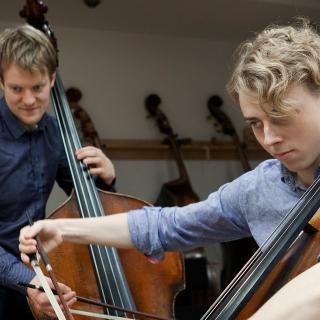 orkesteriakatemian opiskelijoita