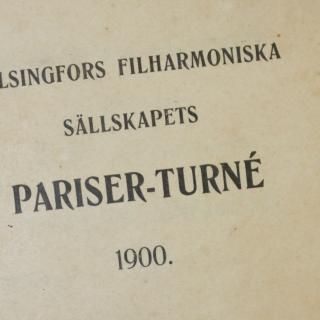 Pariisin turnee - kiertuekirja